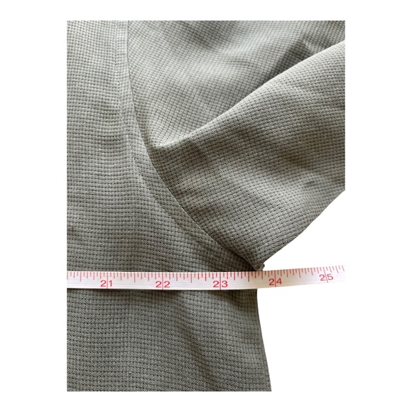 Tulio 100% Silk Olive Green Vintage Y2K button down shirt Men's size large - Picture 11 of 13